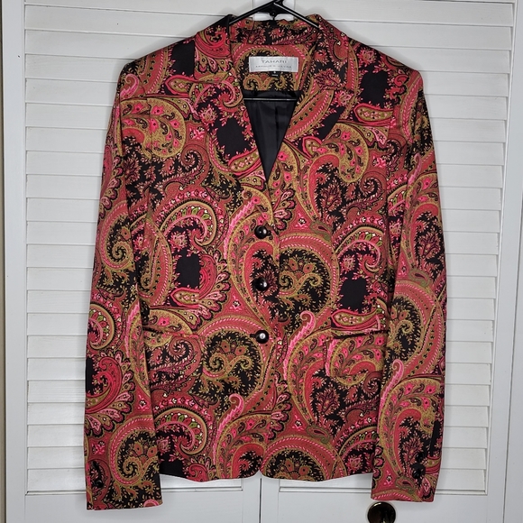 Tahari Jackets & Blazers - Tahari Paisley Blazer Jacket
